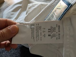 Jeans Armani Jeans blancos niña