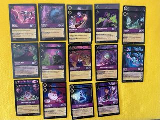 Cartas Lorcana tinta lila Amatista 