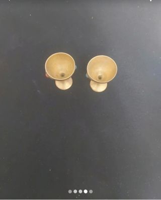 Bicchieri da thè arabi vintage oro