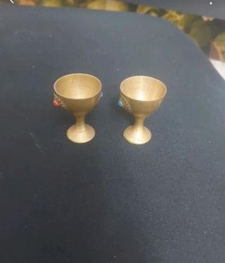 Bicchieri da thè arabi vintage oro