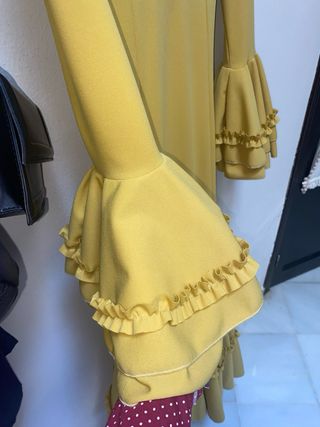 Traje Flamenca Mostaza T.3