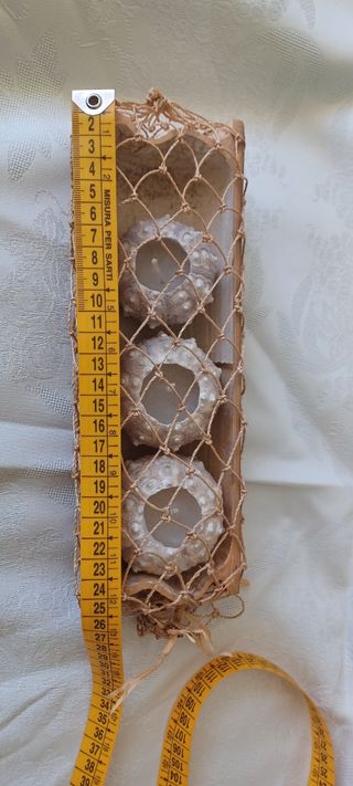 Centrotavola stile marino: candele, bambù