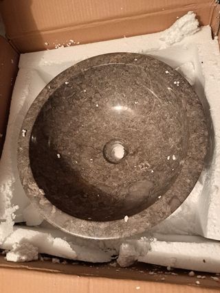 Lavabo de mármol nuevo estilo Volca