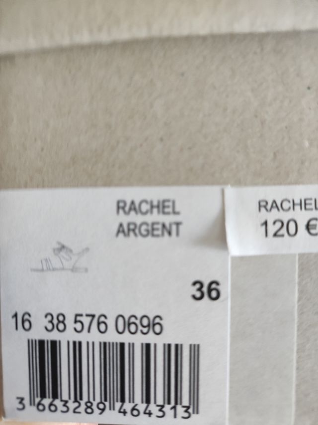 Sandalias Rachel Argent,talla 36