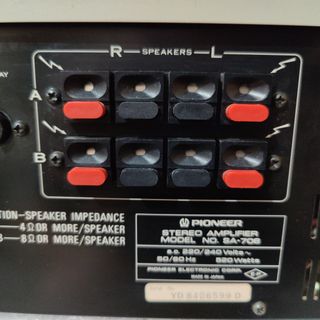 Amplificador Pioneer SA-706 Estéreo