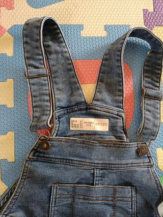 Peto vaquero premamá muy amplio