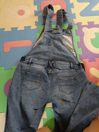 Peto vaquero premamá muy amplio