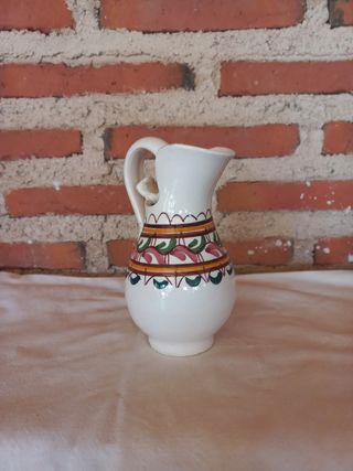Jarra cerámica vintage multicolor