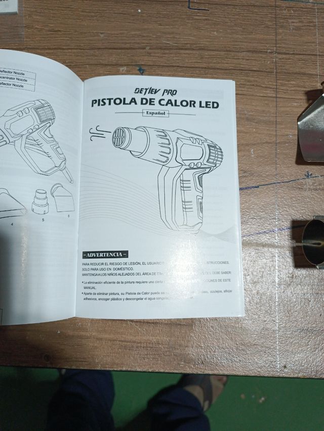 Pistola de aire caliente profesional 