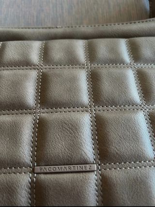 Bolso bandolera Paco Martínez beige