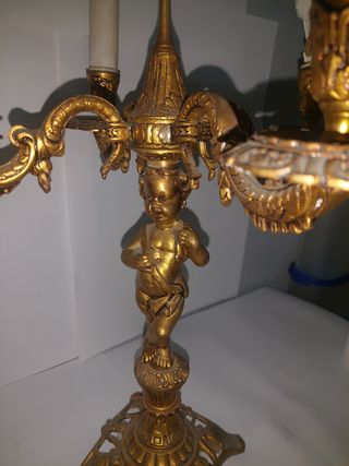 Candelabros de bronce