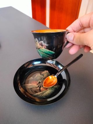 Antico servizio da caffè giapponese XX secolo
