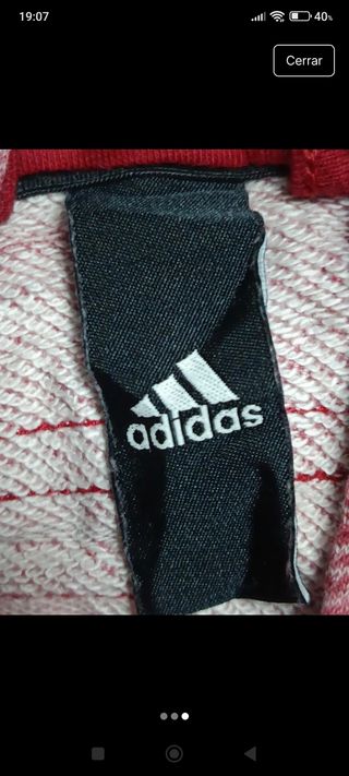 Sudadera Adidas fucsia con capucha