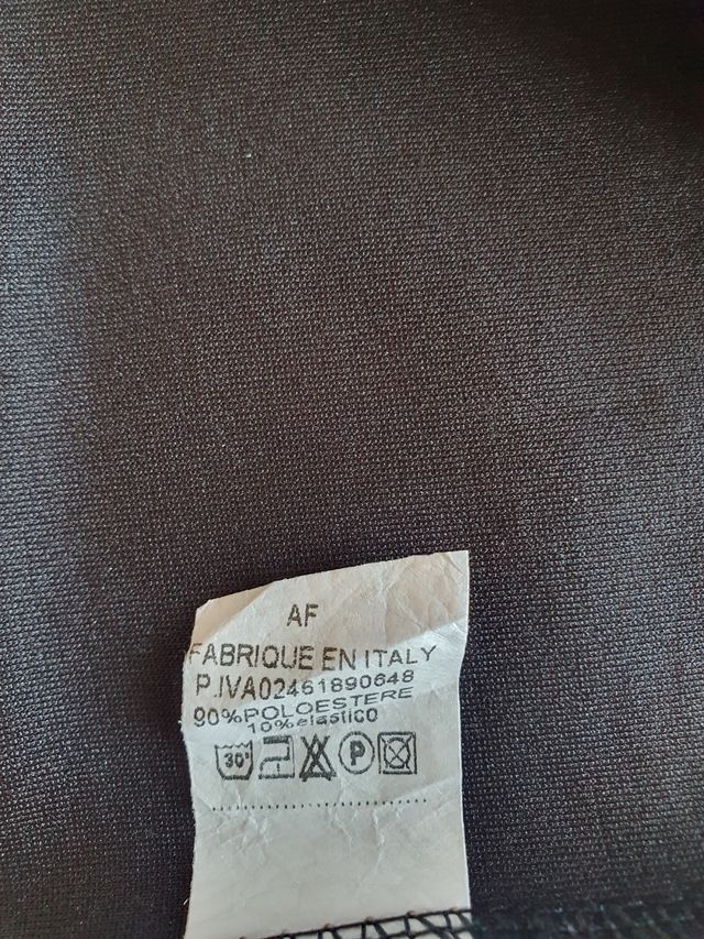 Gilet lungo nero donna