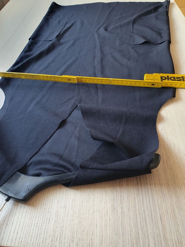 Gilet lungo nero donna