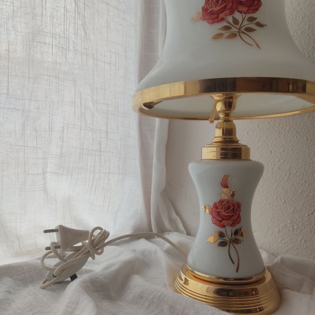 Lámpara cristal vintage