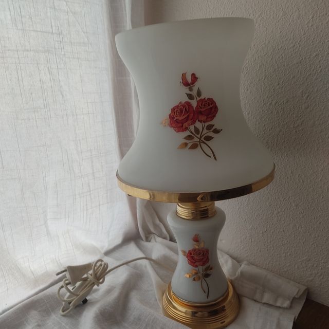 Lámpara cristal vintage