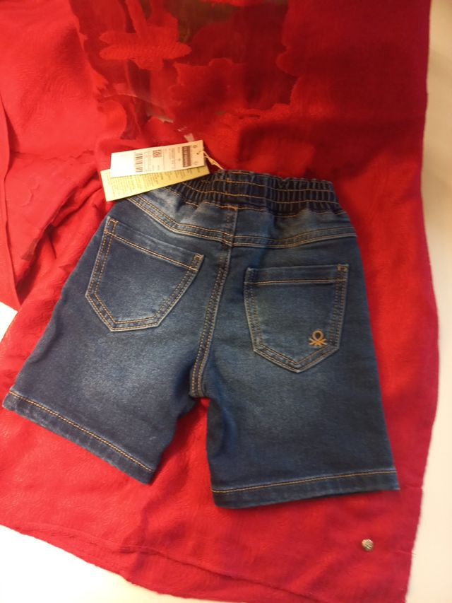 Shorts vaqueros niño 12-18 meses. 82 cm.
