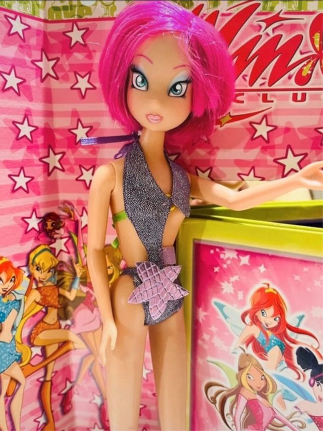 Bambola winx Tecna edizione 2003 2007 Rainbow