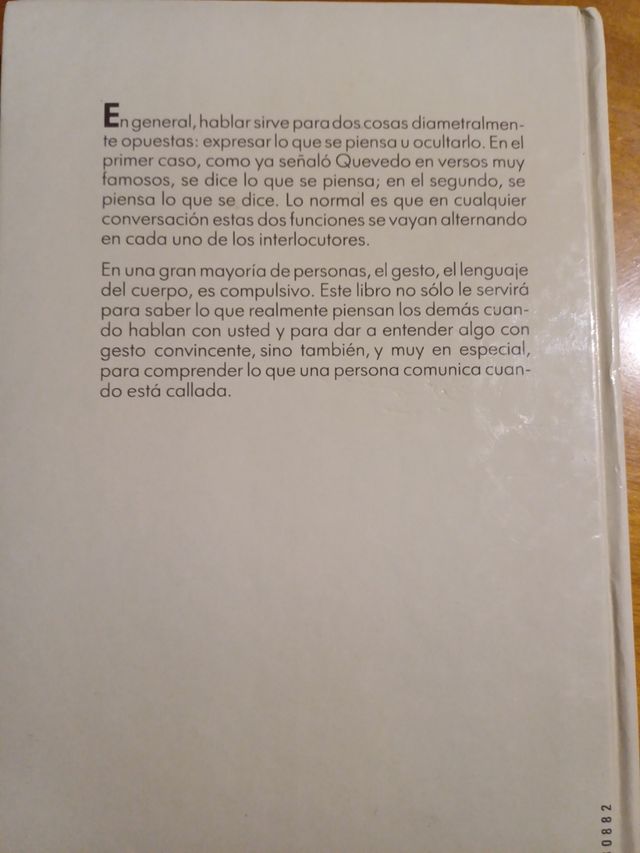 El Lenguaje Del Cuerpo.