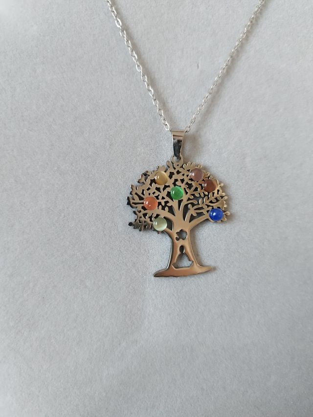 Colgante árbol de la vida 7 chakras