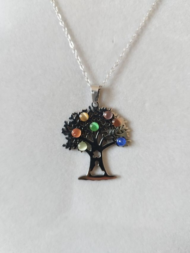 Colgante árbol de la vida 7 chakras