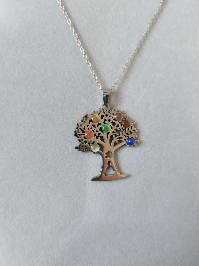 Colgante árbol de la vida 7 chakras