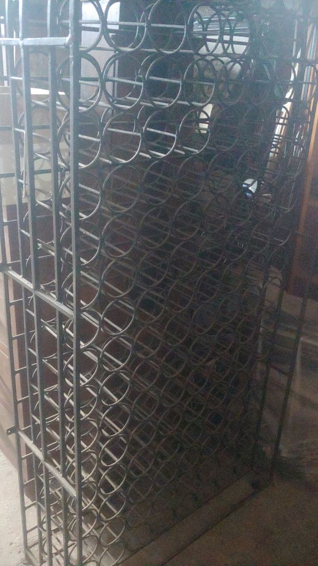 Botellero hierro forja antiguo