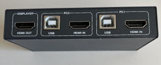 Conmutador KVM 4K HDMI + 2K para 1 Monitor y 2 PC