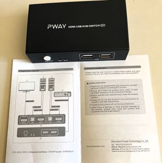 Conmutador KVM 4K HDMI + 2K para 1 Monitor y 2 PC
