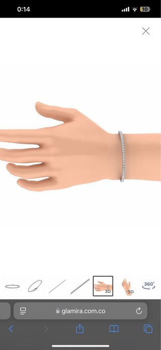 Pulsera Tennis de hombre, riviere hombre
