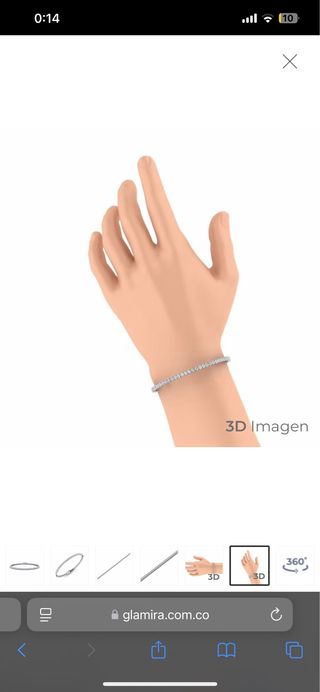 Pulsera Tennis de hombre, riviere hombre