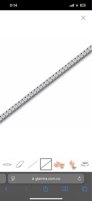 Pulsera Tennis de hombre, riviere hombre
