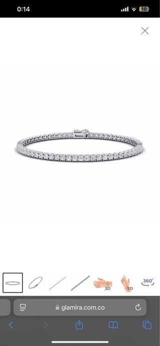 Pulsera Tennis de hombre, riviere hombre