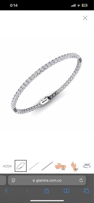Pulsera Tennis de hombre, riviere hombre