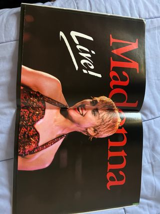 Revista Madonna live con 2 posters 1987