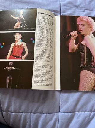 Revista Madonna live con 2 posters 1987