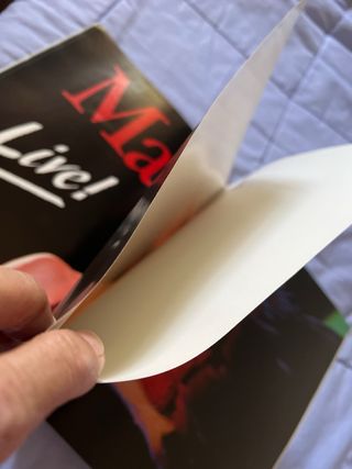 Revista Madonna live con 2 posters 1987