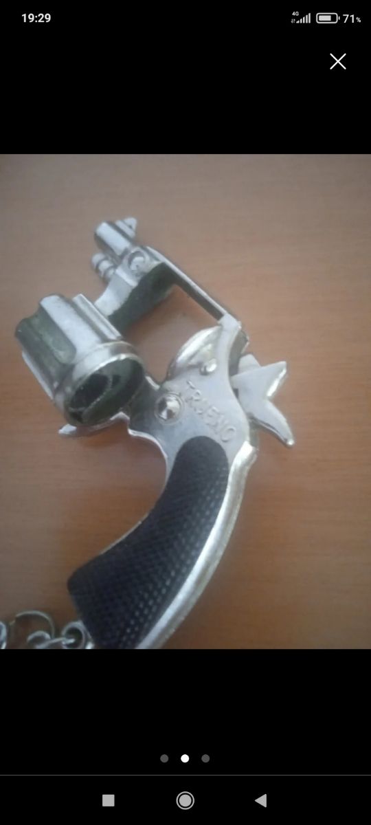 Llavero pequeño.marca trueno.8€