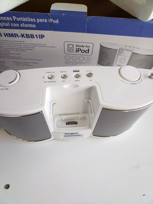 Sistema de altavoces portátiles para ipod radio