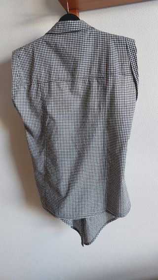 Camisa de cuadros vichy de Blanco