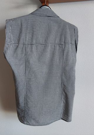 Camisa de cuadros vichy de Blanco