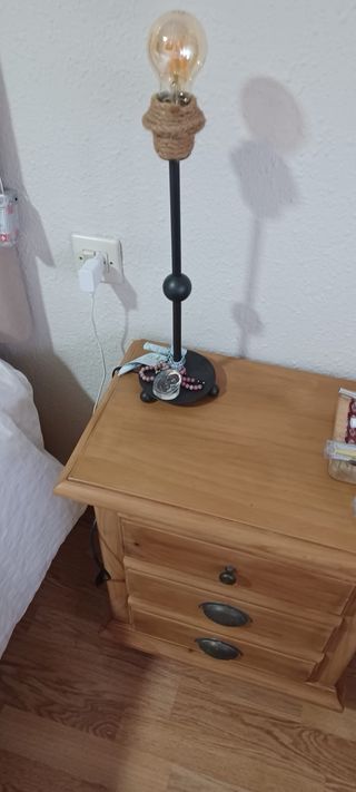 2 portalámaparas para mesita noche 