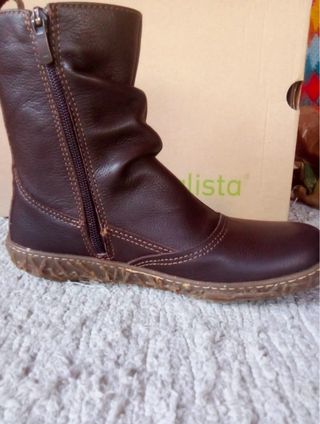Botines El Naturalista Piel Marrón - 36