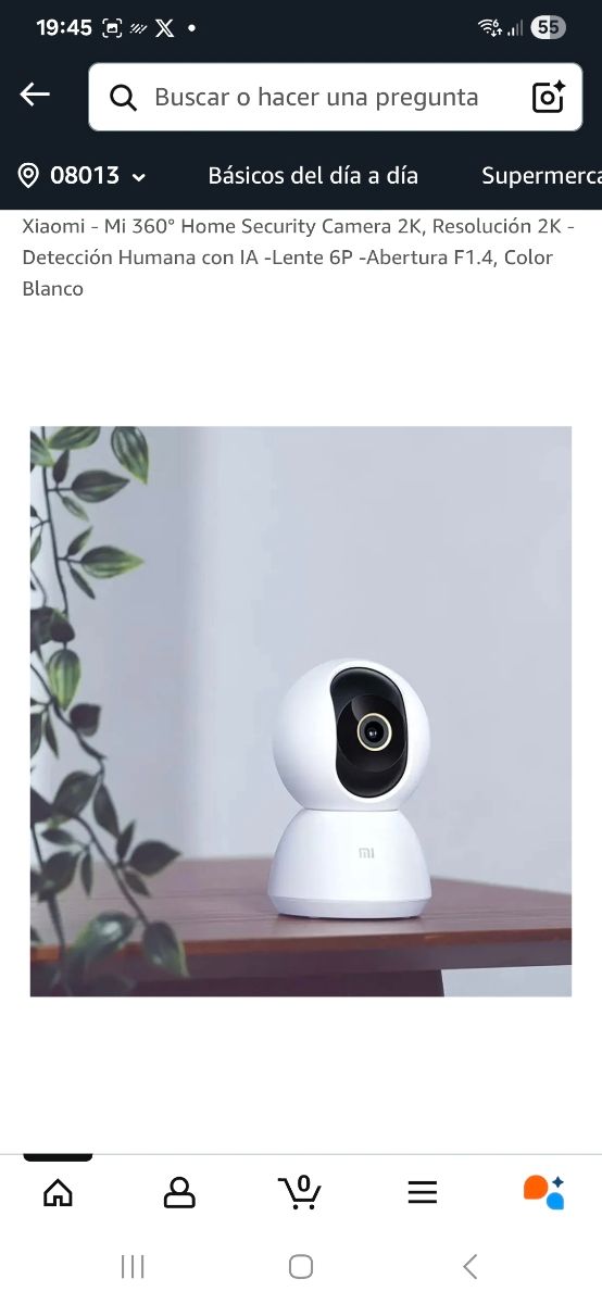 Security Camera 2K Mi 360 Home