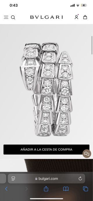 Anillo Serpenti Viper BVLGARI
