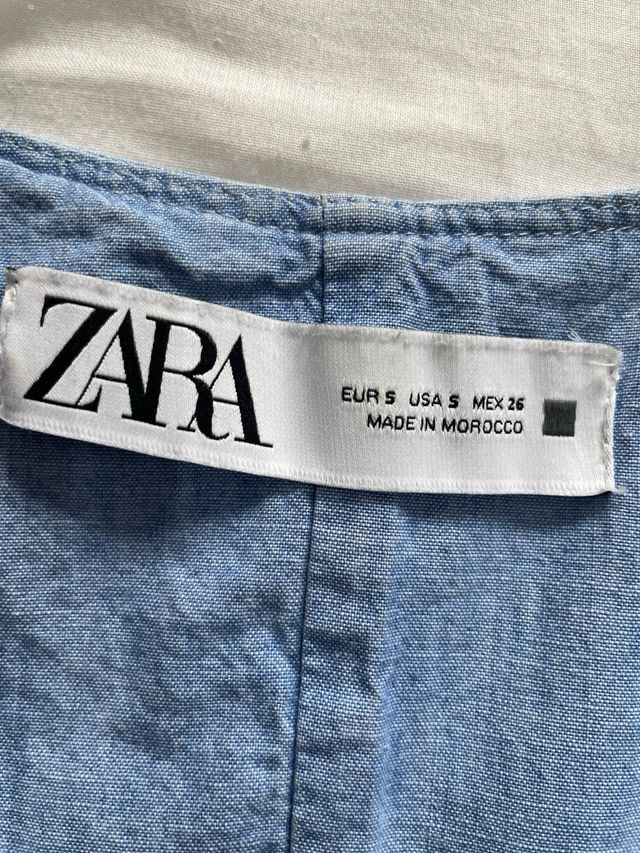 Chaleco demin Zara