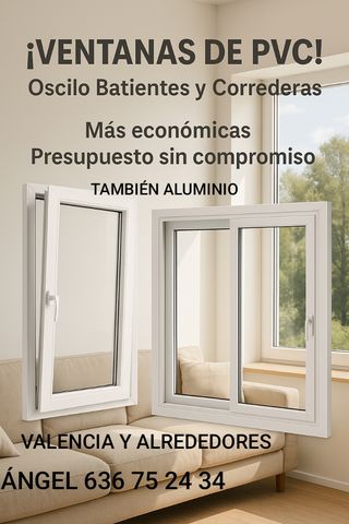 ⭐ Ventanas PVC Oscilo-batientes y correderas ⭐