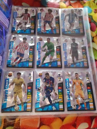 Lote cromos Adrenalyn XL temporada 23