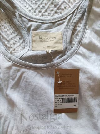 Pijama J&J Brothers - T-XXL - Blanco Nuevo Etiquet